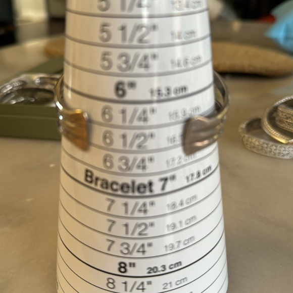 Native American SS and turquoise bracelet - size 6 1/2 - Picture 10 of 10